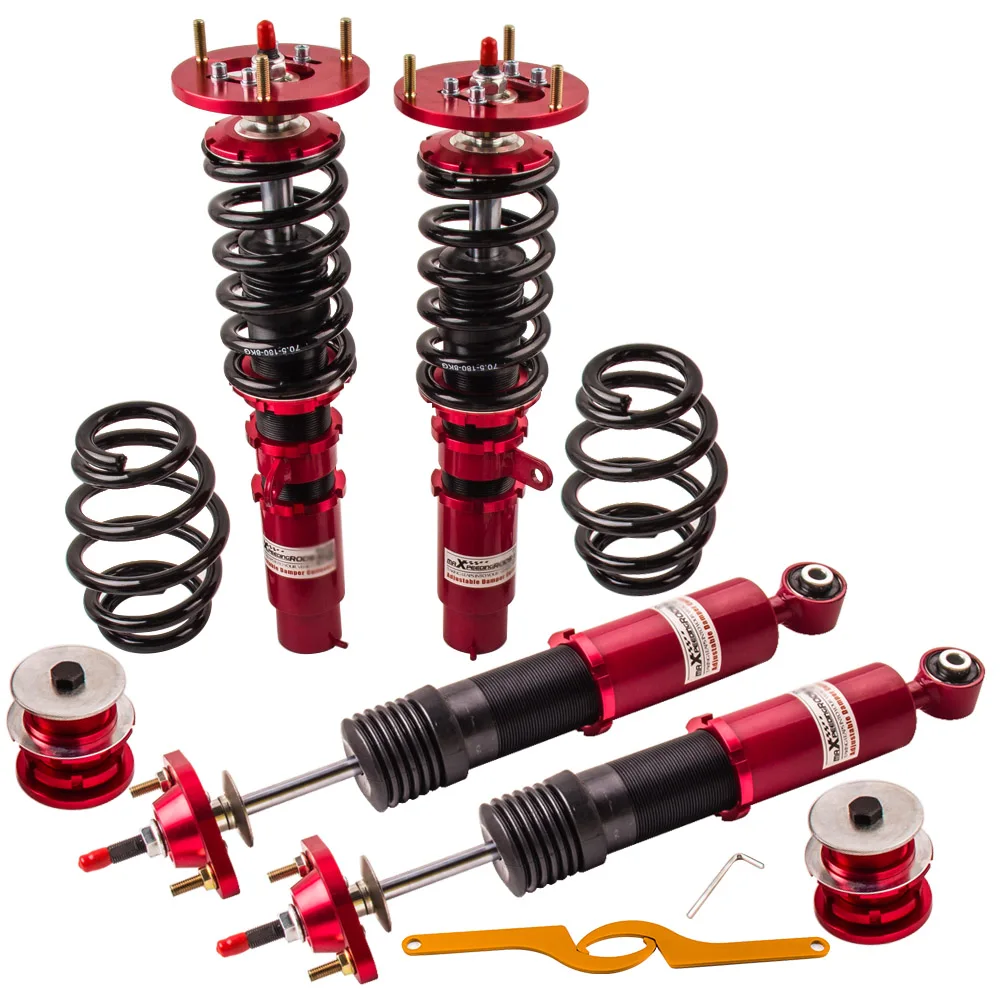 24-step Coilover For BMW E46 3Series 320i 323i 325i 328i 330i M3 Coilovers for 320 328 330 325 M3 Shock Absorber Spring
24-step Coilover For BMW E46 3Series 320i 323i 325i 328i 330i M3 Coilovers for 320 328 330 325 M3 Shock Absorber Spring