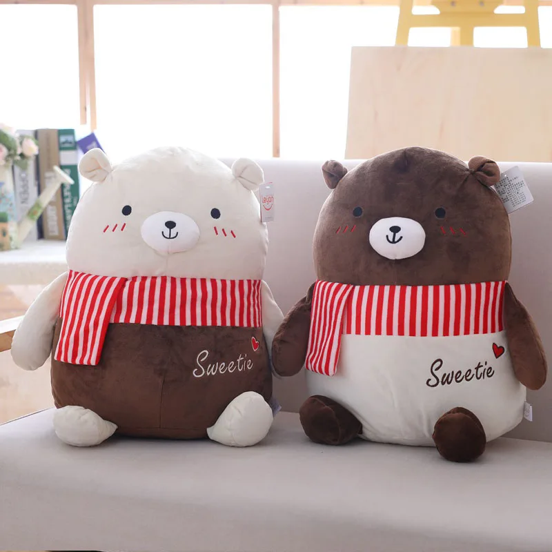 Chocolate couple, bear doll, trumpet couple, cute doll, bear plush toy scarf, girl Bear Gift
Chocolate couple, bear doll, trumpet couple, cute doll, bear plush toy scarf, girl Bear Gift