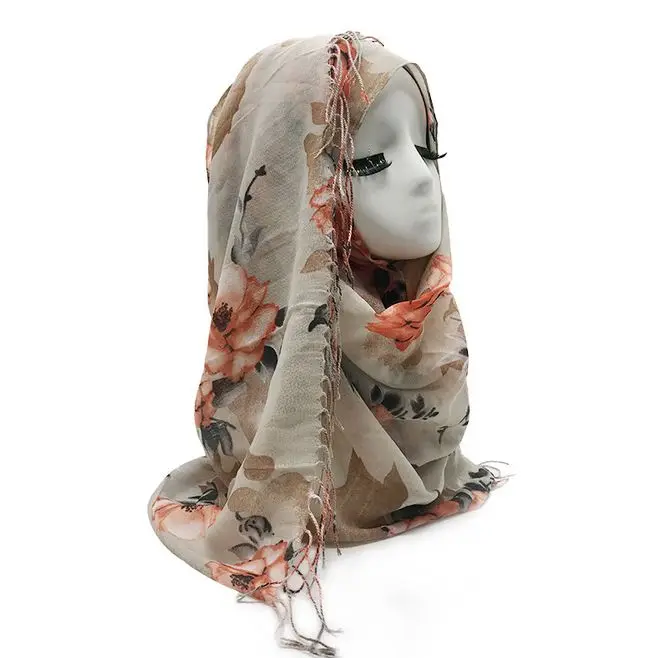 Wholesale Floral Printing Cotton Muslim Hijab Malaysia Tassel Long Shawl Women's Headscarf Islamic Female Headband 10pcs/lot
Wholesale Floral Printing Cotton Muslim Hijab Malaysia Tassel Long Shawl Women's Headscarf Islamic Female Headband 10pcs/lot