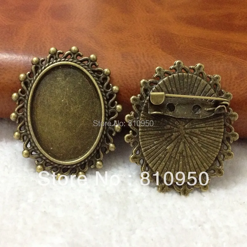 30pcs Alloy Antique Bronze 18x25mm Blank Tray Brooches Settings ,Lace Pad Tray Brooches Base Cameo Setting DIY Jewelry Finding
30pcs Alloy Antique Bronze 18x25mm Blank Tray Brooches Settings ,Lace Pad Tray Brooches Base Cameo Setting DIY Jewelry Finding