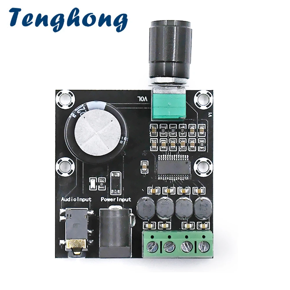 Tenghong Digital Power Amplifier Board DC8-24V Desktop Electronic Speaker DIY AMP Audio Amplifiers 30W Dual Channel Amplificador
Tenghong Digital Power Amplifier Board DC8-24V Desktop Electronic Speaker DIY AMP Audio Amplifiers 30W Dual Channel Amplificador