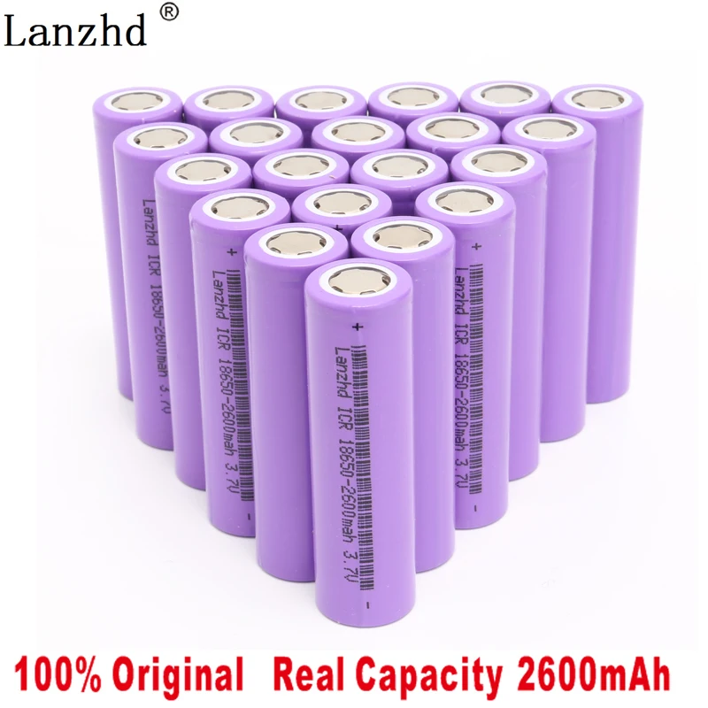 2019 NEW ICR18650 batteries 3.7V 2600mAh For Samsung 26F Rechargeable 18650 Li ion Battery Real Capacity Batteries 10pcs-40pcs
2019 NEW ICR18650 batteries 3.7V 2600mAh For Samsung 26F Rechargeable 18650 Li ion Battery Real Capacity Batteries 10pcs-40pcs