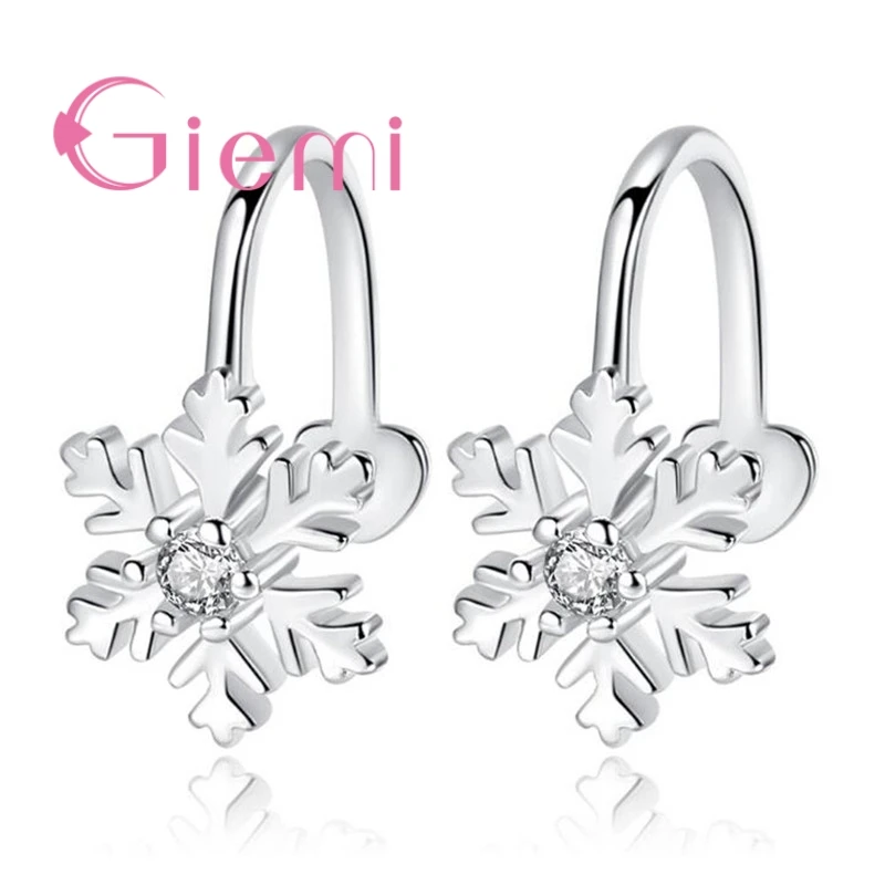 High-End Girls Winter Snowflake with Austrian Crystals Genuine 925 Sterling Silver Bridal Women Clip Earrings Accessories
High-End Girls Winter Snowflake with Austrian Crystals Genuine 925 Sterling Silver Bridal Women Clip Earrings Accessories