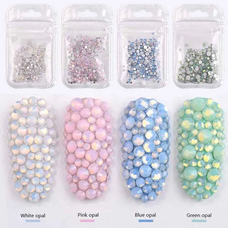 1Pcs 3D Nail Art Rhinestone Tips Decoration Nail Mix Size Multicolored DIY Nail Art Opal Flat Back nails accessories
1Pcs 3D Nail Art Rhinestone Tips Decoration Nail Mix Size Multicolored DIY Nail Art Opal Flat Back nails accessories