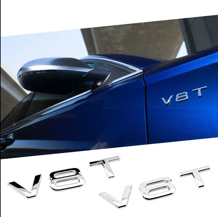 ABS V6T V8T RS emblem car fender stick for Audi A1 A3 A4l A6l A8 TT Q3 Q5 Q7 S4 sline
ABS V6T V8T RS emblem car fender stick for Audi A1 A3 A4l A6l A8 TT Q3 Q5 Q7 S4 sline