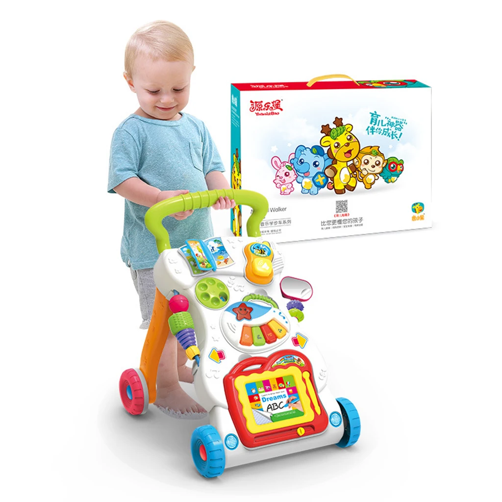 Toddlers Baby Walker Toy First Step Car Multi-Function Baby Trolley Walker Sit-to-Stand ABS Musical Walker with Adjustable Screw
Toddlers Baby Walker Toy First Step Car Multi-Function Baby Trolley Walker Sit-to-Stand ABS Musical Walker with Adjustable Screw