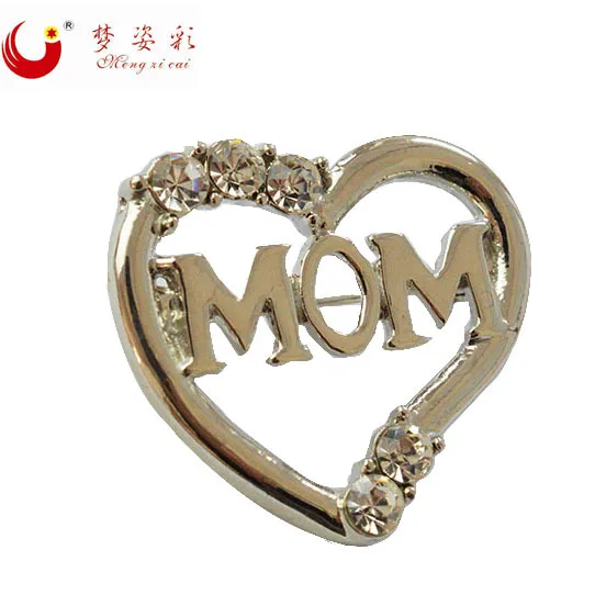 MZC Small Exquisite Silver Plated Heart Love MOM Brooch Vintage Brooches for Women Ladies Dress Collar Brosche Costume Jewelry
MZC Small Exquisite Silver Plated Heart Love MOM Brooch Vintage Brooches for Women Ladies Dress Collar Brosche Costume Jewelry