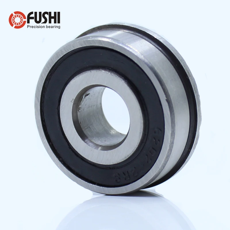 

F6202 F6202RS Bearing F6202-12.8-2RS 12.8x35x11 mm ABEC-1 4PCS Flange Ball Bearings F6202-RS Garden Cart Wheel Bearing