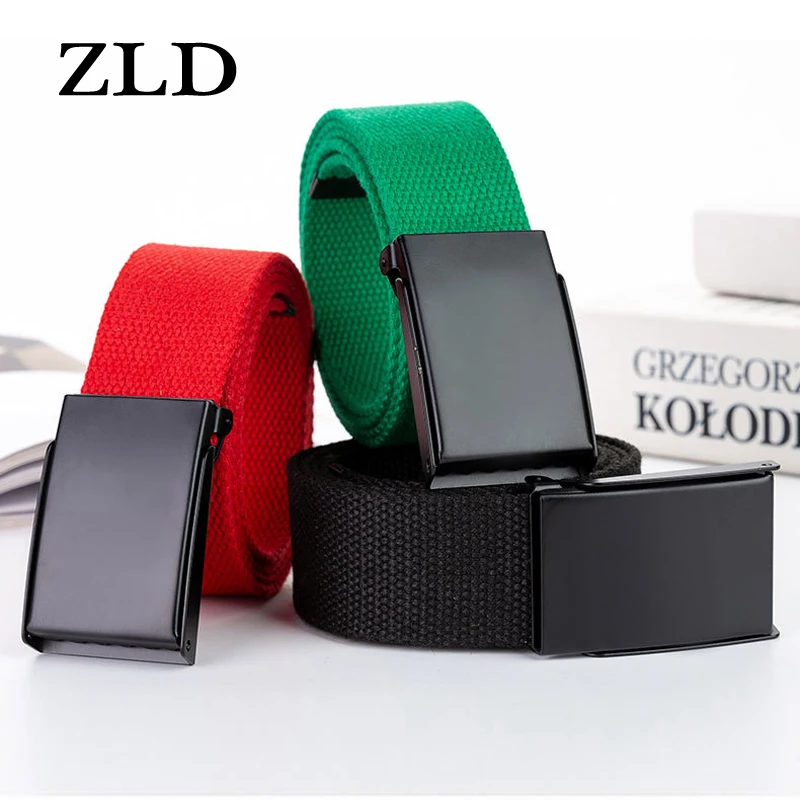 ZLD Unisex Men Canvas Belts Metal Buckle Women Casual Candy Solid Military Belt Outdoor Tactical For Jeans Pants 110CM-150CM
ZLD Unisex Men Canvas Belts Metal Buckle Women Casual Candy Solid Military Belt Outdoor Tactical For Jeans Pants 110CM-150CM