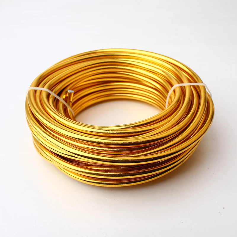 Wholesale 1/2kg 10m Dia 5.0mm 4 Gauge Anodized Artistic Aluminum Soft Round Wire Silver Gold Colored Jewelry Craft Metal Wire
Wholesale 1/2kg 10m Dia 5.0mm 4 Gauge Anodized Artistic Aluminum Soft Round Wire Silver Gold Colored Jewelry Craft Metal Wire
