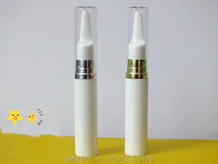 10ML White Eye Cream Pen With Smear Massage Head, Silver Color Gold color Pump, 50 Pieces/Lot
10ML White Eye Cream Pen With Smear Massage Head, Silver Color Gold color Pump, 50 Pieces/Lot