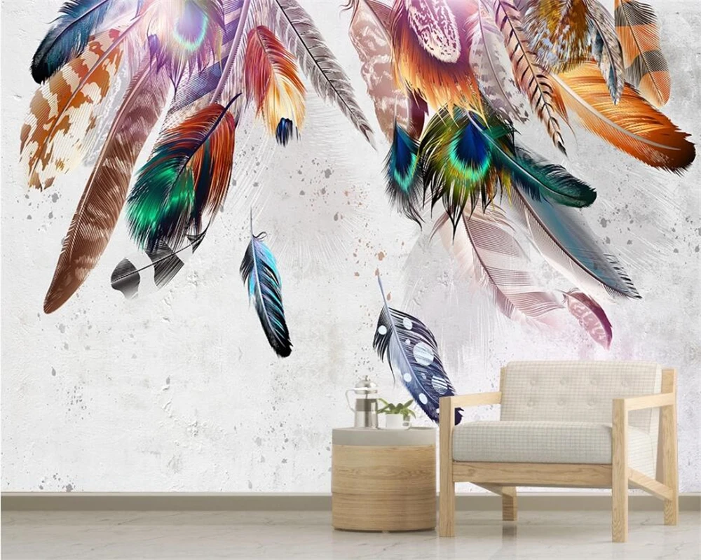 beibehang papel de parede 3d Custom wallpaper modern minimalist personality golden feather background wall decorative painting
beibehang papel de parede 3d Custom wallpaper modern minimalist personality golden feather background wall decorative painting