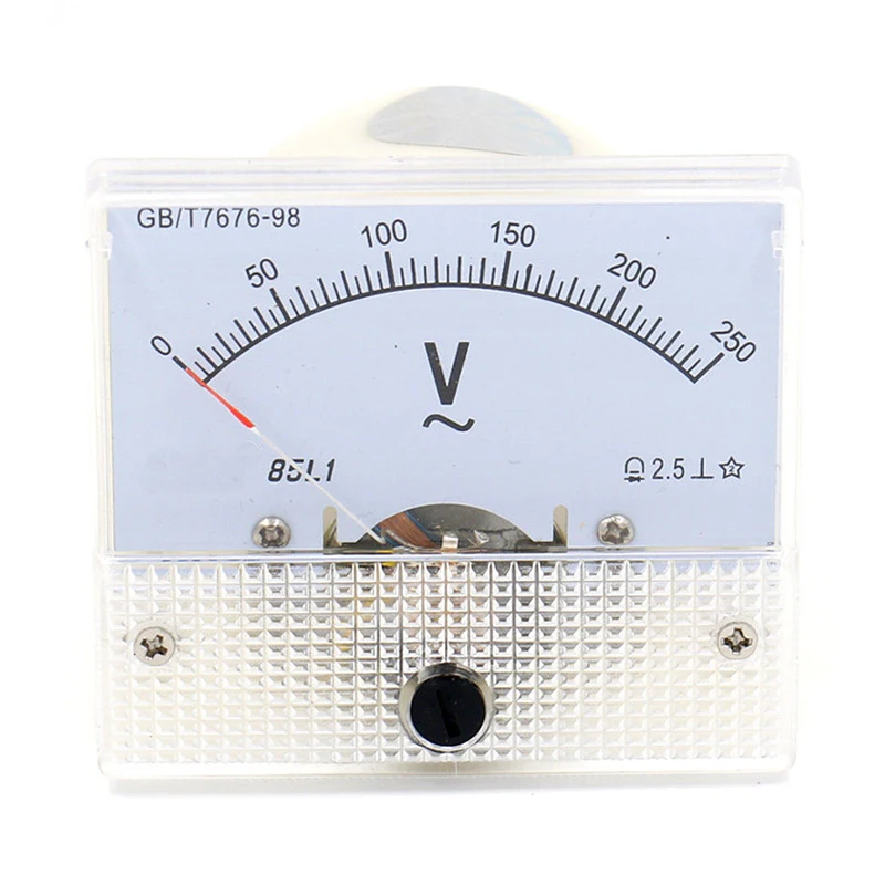 Analog 85L1 AC 250 V Panel Meter Voltmeter Measuring device Installation equipment
Analog 85L1 AC 250 V Panel Meter Voltmeter Measuring device Installation equipment