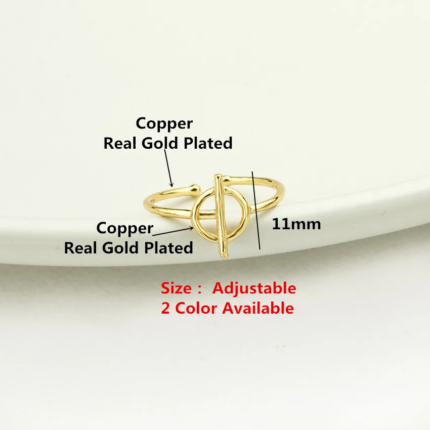 Geometric Adjustable Round Knuckle Rings For Women Men Jewelry Gold Color Circle Piercing Cross Long Bar Bijoux Femme | Украшения и