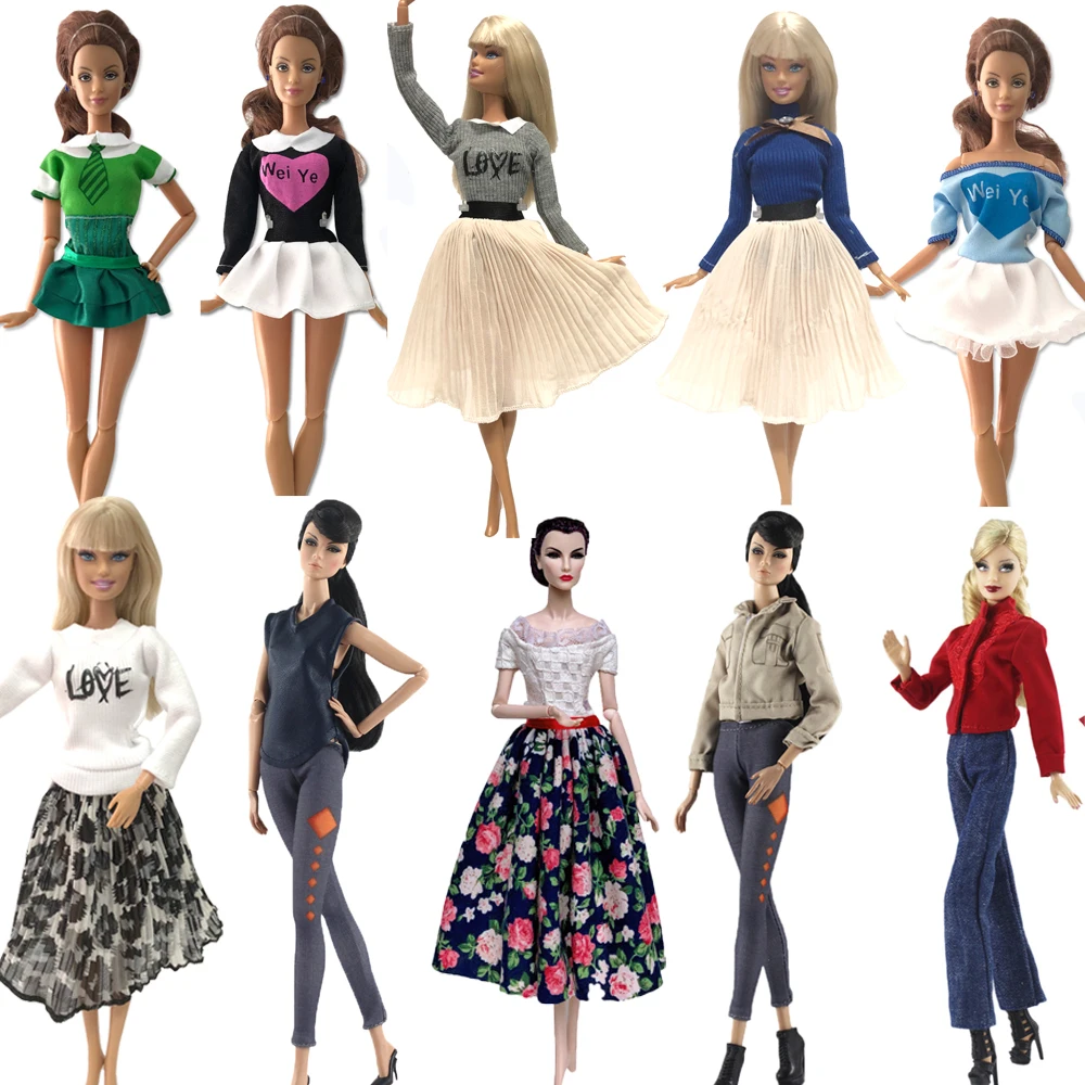 NK Mix Style Princess Doll Handmade Colthes Fashion Dress Lady Cool Outfit For Barbie Doll Accessories Baby Toys JJ
NK Mix Style Princess Doll Handmade Colthes Fashion Dress Lady Cool Outfit For Barbie Doll Accessories Baby Toys JJ