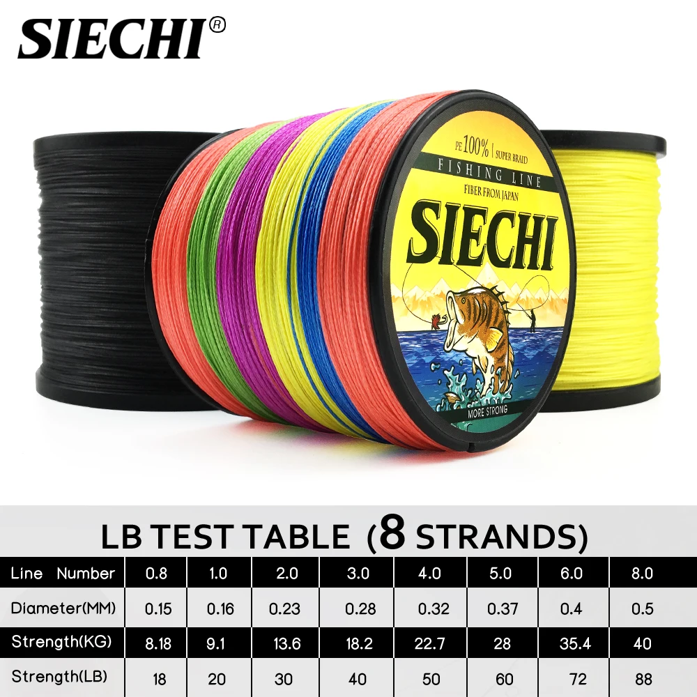 Леска SIECHI, многонитевая, супер прочная, 300 м, 500 м, 1000 м, 8 нитей, 10-80 фунтов, PE, многонитевая, японская, разноцветная
Леска SIECHI, многонитевая, супер прочная, 300 м, 500 м, 1000 м, 8 нитей, 10-80 фунтов, PE, многонитевая, японская, разноцветная
