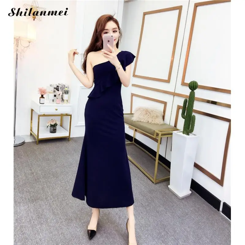 Sexy Long Party Dress Women 2019 Fashion Vestidos Sexy One Shoulder Ruffled Dresses Ladies Elegant Solid Long Maxi Party Dress
Sexy Long Party Dress Women 2019 Fashion Vestidos Sexy One Shoulder Ruffled Dresses Ladies Elegant Solid Long Maxi Party Dress