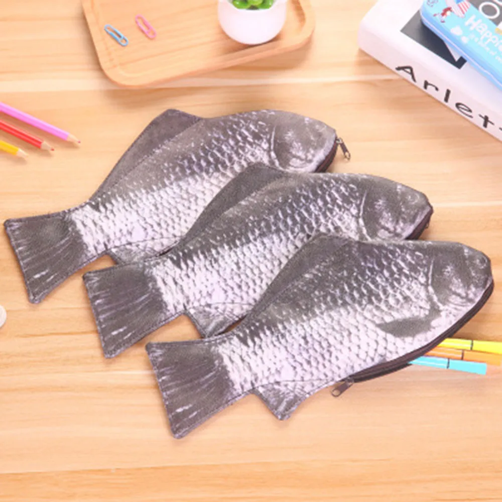 1Pcs Creative Fish Pencil Box Large Capacity Upgrades School Gift Fun Fountain Pen Bag School Supplies
1Pcs Creative Fish Pencil Box Large Capacity Upgrades School Gift Fun Fountain Pen Bag School Supplies