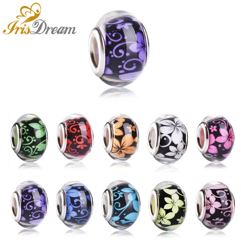20pcs New Color Flower Acrylic Murano Glass Beads Fit For Pandora Bracelet Necklace DIY Earrings for Jewelry Making Accessories
20pcs New Color Flower Acrylic Murano Glass Beads Fit For Pandora Bracelet Necklace DIY Earrings for Jewelry Making Accessories