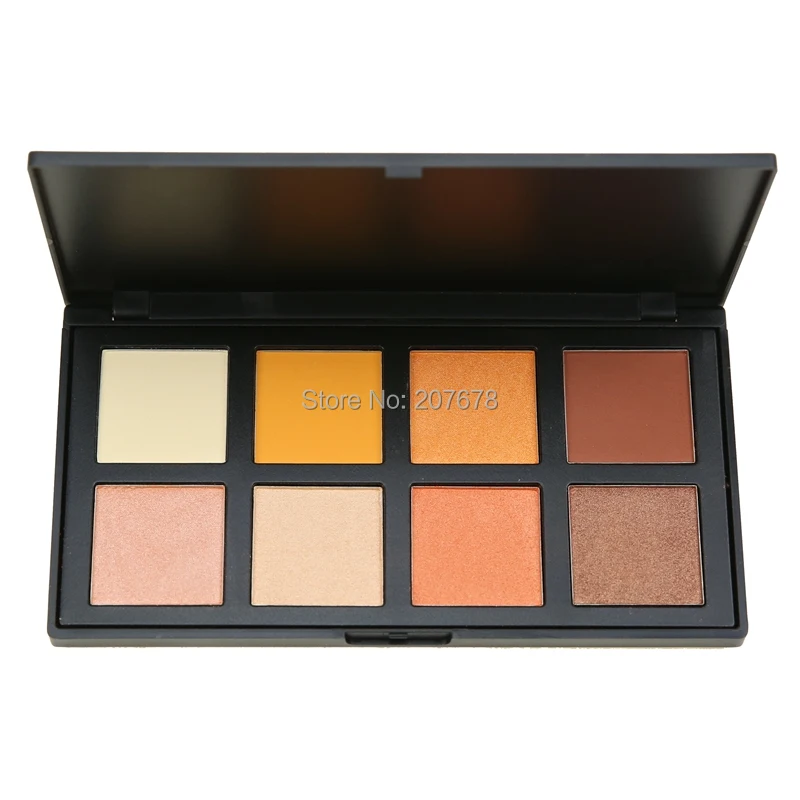 8 цветов переливающиеся матовые блестящие тени для век Smoky Eyes палитра косметика