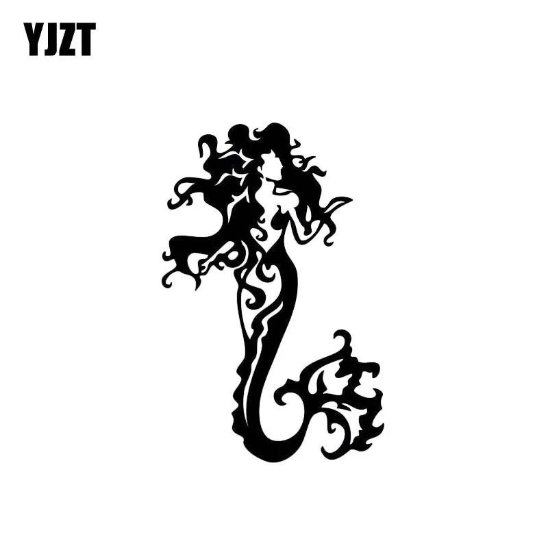 YJZT 8.6*13.3CM Legendary Romantic Mermaid Decal Black/Silver Vinyl Covering The Body Car Sticker C20-1196
YJZT 8.6*13.3CM Legendary Romantic Mermaid Decal Black/Silver Vinyl Covering The Body Car Sticker C20-1196