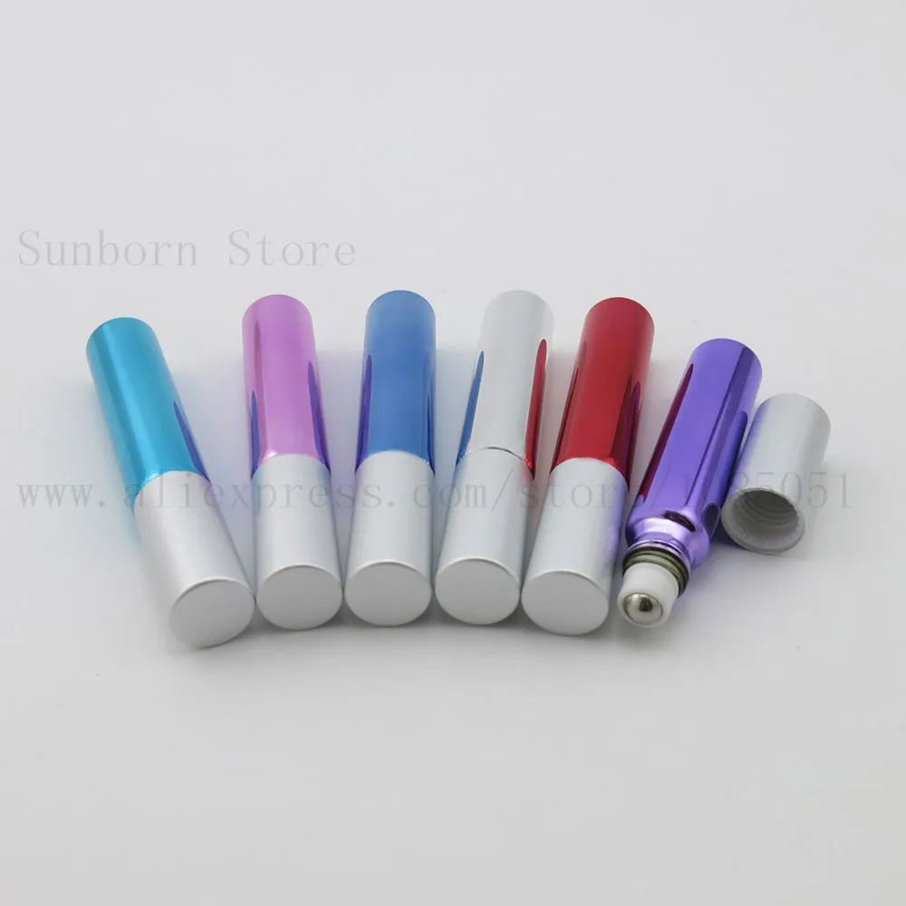 500pcs 10ml Metal Roller Bottle For Essential Oils With Five Colors UV Roll-on Glass Bottles e liquid bottle tube
500pcs 10ml Metal Roller Bottle For Essential Oils With Five Colors UV Roll-on Glass Bottles e liquid bottle tube