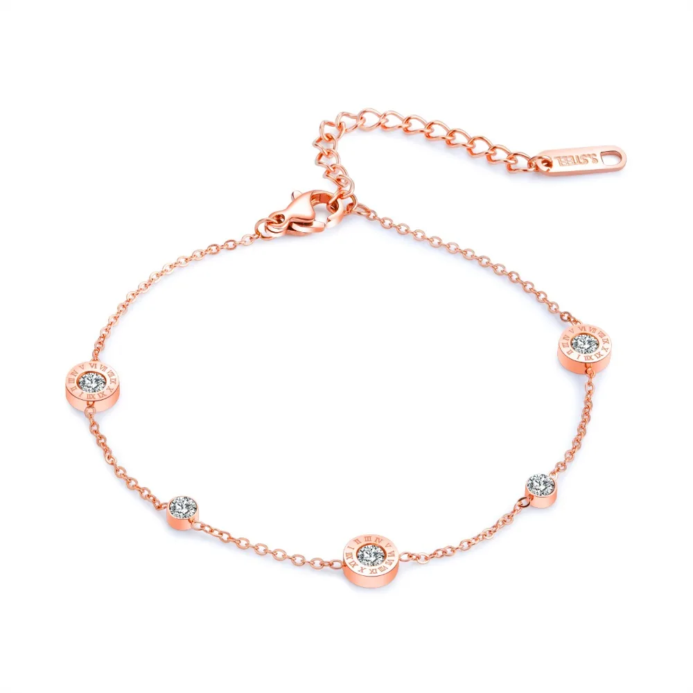Fashion five round with CZ Bangle Bracelets For Women rose gold color Charm Party Jewelry summer Accessories Gift Top Quality
Fashion five round with CZ Bangle Bracelets For Women rose gold color Charm Party Jewelry summer Accessories Gift Top Quality