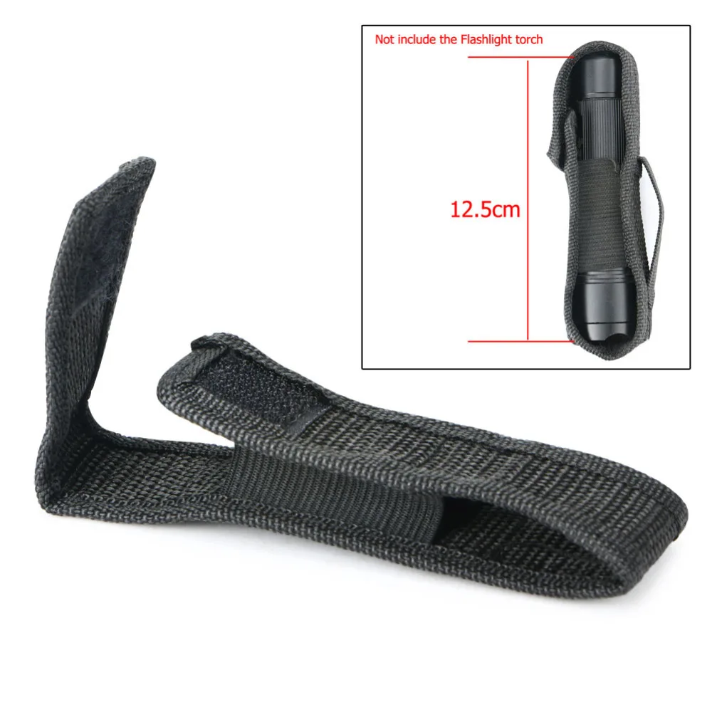Pratical 14cm Portable Nylon Holster Holder Pouch Waist Belt Bag for Flashlight Torch Compatible with Most 18650 Flashlight
Pratical 14cm Portable Nylon Holster Holder Pouch Waist Belt Bag for Flashlight Torch Compatible with Most 18650 Flashlight