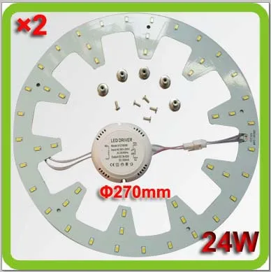 Фото Супер яркий светодиодный потолочный светильник 5730smd 2400lm 24 Вт магнитный круглый