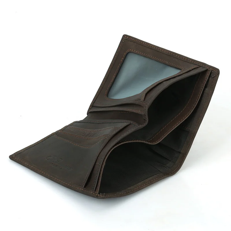 Men Leather Wallets Famous Brand Luxury Male Small Short Thin Wallet Credit Card Purses Brown TW1655
Men Leather Wallets Famous Brand Luxury Male Small Short Thin Wallet Credit Card Purses Brown TW1655
