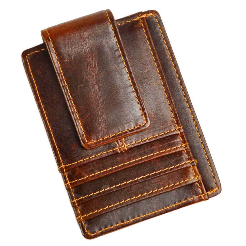 Male Quality Leather Designer Fashion Travel Slim Wallet Front Pocket Magnetic Money Clip Mini Card Case Purse For Men 1015-c
Male Quality Leather Designer Fashion Travel Slim Wallet Front Pocket Magnetic Money Clip Mini Card Case Purse For Men 1015-c