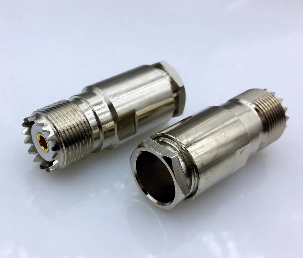 SO-239 M Тип SL16 UHF Женский радиочастотный коаксиальный разъем UHF 50-9 разъем 1 шт .
SO-239 M Тип SL16 UHF Женский радиочастотный коаксиальный разъем UHF 50-9 разъем 1 шт .