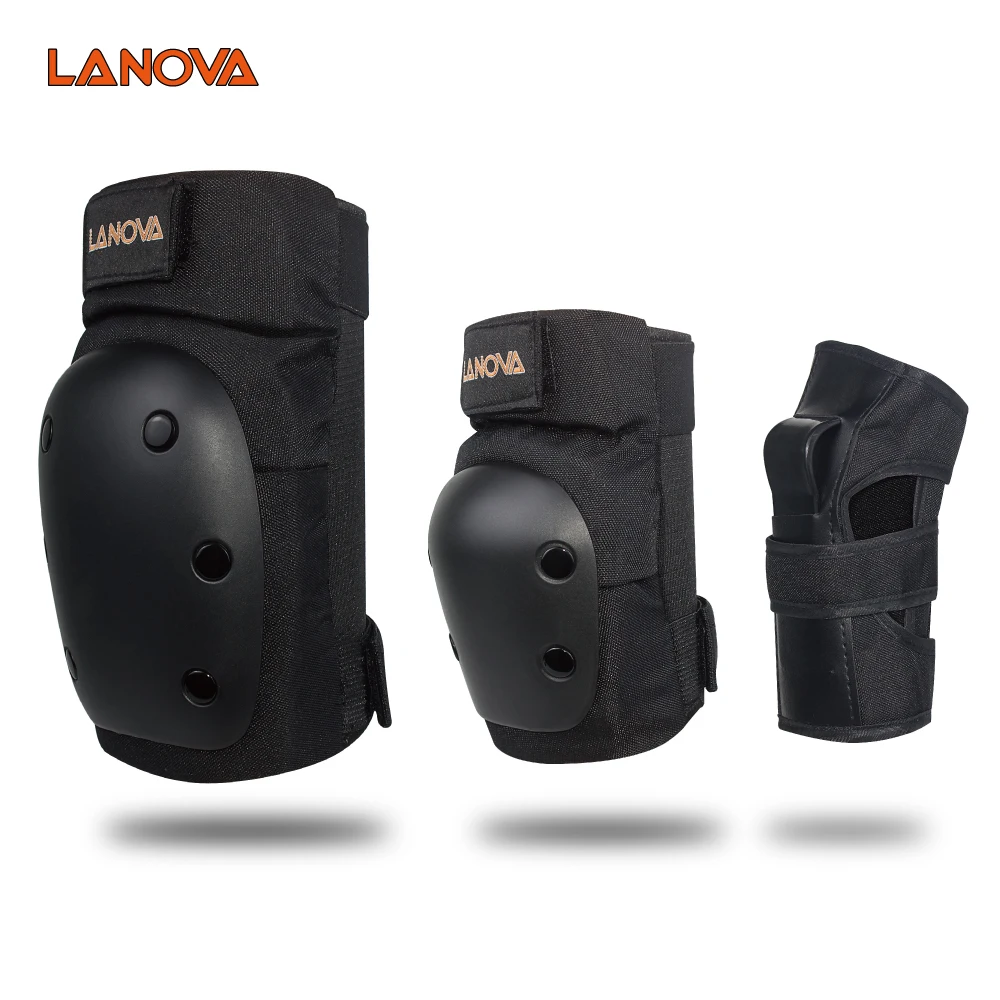 LANOVA 6pcs/Set protective patins Set Knee Pads Elbow Pads Wrist Protector Protection for Scooter Cycling Roller Skating 4 Size
LANOVA 6pcs/Set protective patins Set Knee Pads Elbow Pads Wrist Protector Protection for Scooter Cycling Roller Skating 4 Size