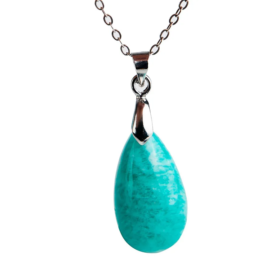 Genuine Green Amazonite Natural Stone Pendant Women Necklace Charms Teardrop Bead Pendant 22*12*8mm
Genuine Green Amazonite Natural Stone Pendant Women Necklace Charms Teardrop Bead Pendant 22*12*8mm