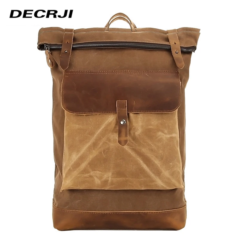 DECRJI Canvas Men Back Pack School Bag For Mens High Quality Male Backpacks Travel Zipper Large Capacity Schoolbag Backpack Men
DECRJI Canvas Men Back Pack School Bag For Mens High Quality Male Backpacks Travel Zipper Large Capacity Schoolbag Backpack Men