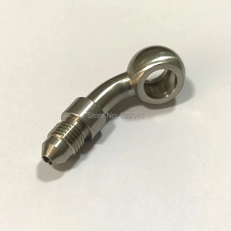 PERFORMACE BRAKE FITTINGS 20DEGREE BANJO TO MALE AN3/AN3 TO 10.2MM STAINLESS STEEL
PERFORMACE BRAKE FITTINGS 20DEGREE BANJO TO MALE AN3/AN3 TO 10.2MM STAINLESS STEEL