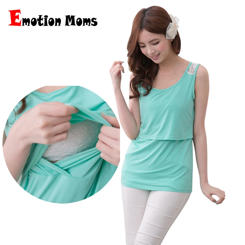 

Summer Maternity Nursing Vest Breastfeeding Tank Tops Clothes For Pregnant T-shirt Lactation Camisole Feeding Wearable