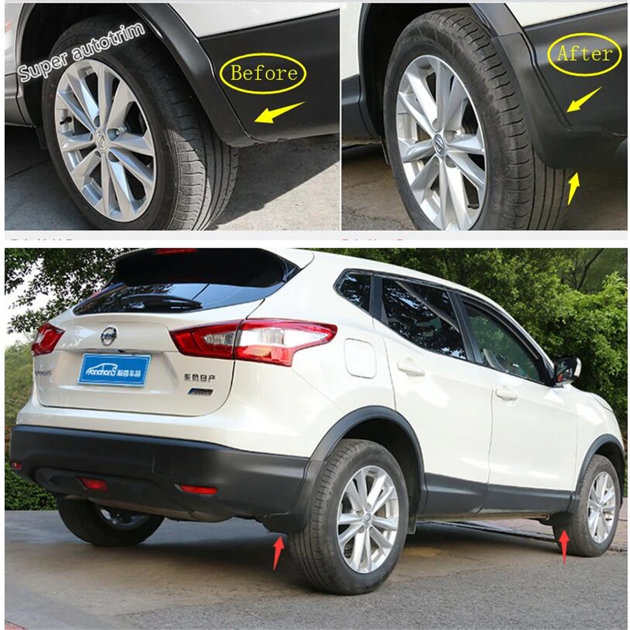 Аксессуары для брызговиков Lapetus комплект Nissan Qashqai J11 2014 2020|for nissan qashqai|fender protectorfender