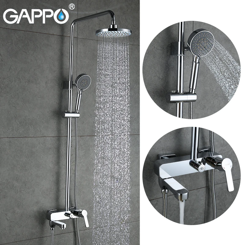 GAPPO waterfall shower bath faucets set bathtub mixer faucet bath rain shower tap bathroom shower head stainless shower bar
GAPPO waterfall shower bath faucets set bathtub mixer faucet bath rain shower tap bathroom shower head stainless shower bar
