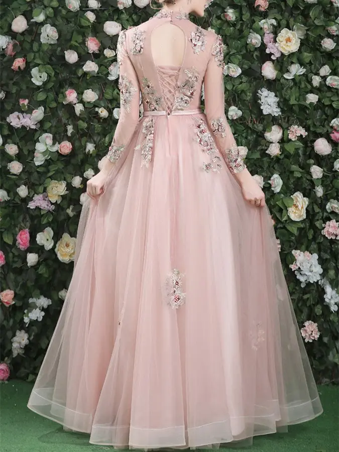 robe de soriee Vintage Long Sleeves Button Long Formal Dress Embroidery Pearls High Neck Evening Prom Gowns Vestido De Noiva
robe de soriee Vintage Long Sleeves Button Long Formal Dress Embroidery Pearls High Neck Evening Prom Gowns Vestido De Noiva