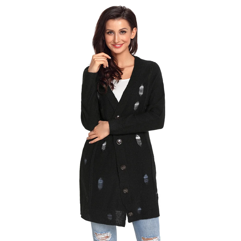 Winter Loose Coat Long Sleeve Button Kind Of Chinese-style Which Buttons Down Front On The Right Wool Hollow Will Code Cardigan
Winter Loose Coat Long Sleeve Button Kind Of Chinese-style Which Buttons Down Front On The Right Wool Hollow Will Code Cardigan