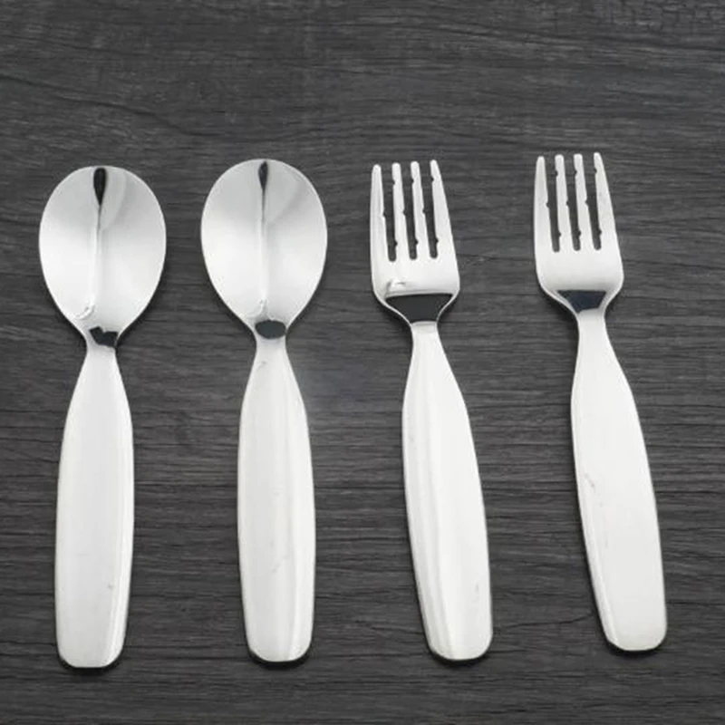 2 Pcs/set Stainless Steel Spoon And Fork Set For Children Tableware Dinner Soup Spoon Salad Fork Dinnerware Set
2 Pcs/set Stainless Steel Spoon And Fork Set For Children Tableware Dinner Soup Spoon Salad Fork Dinnerware Set