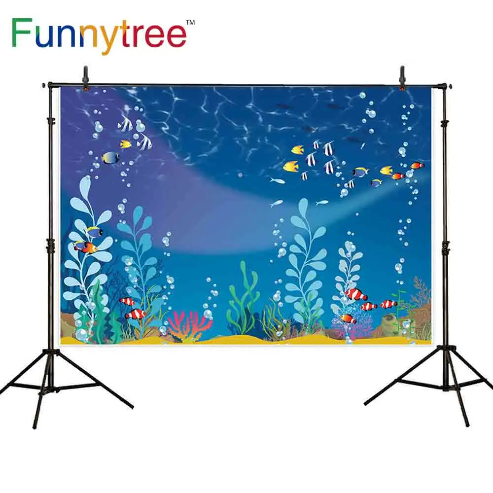 Фотофон Funnytree с изображением морских водорослей, клоунфиш, пузырь, реквизит на день рождения, фон для фотографии, Фотофон
Фотофон Funnytree с изображением морских водорослей, клоунфиш, пузырь, реквизит на день рождения, фон для фотографии, Фотофон