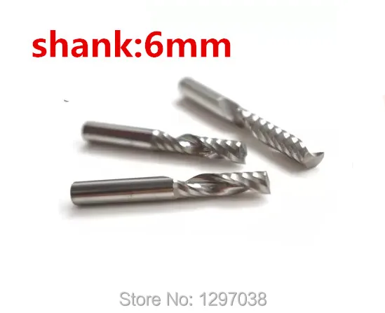 5PCS shank 6mm Good quality Acrylic Single Flutes Carbide milling cutter, CNC Carving Tool ,CNC Router Bit Woodworking Tools
5PCS shank 6mm Good quality Acrylic Single Flutes Carbide milling cutter, CNC Carving Tool ,CNC Router Bit Woodworking Tools