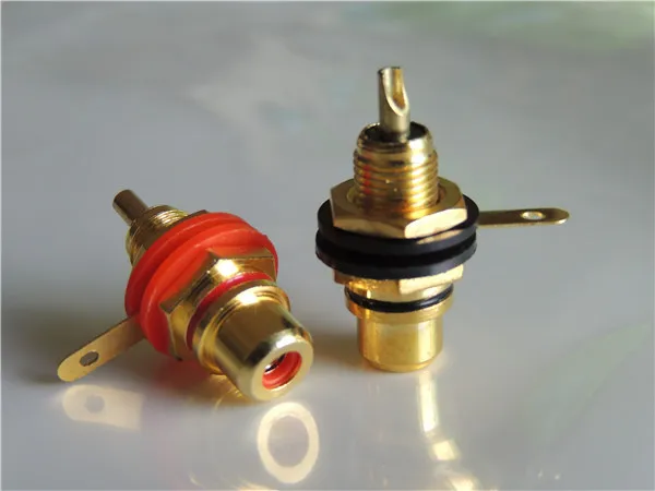 10pcs/lot New gold plated rca female jack panel mount chassis Socket plug adapter Connector Phono Amplifier
10pcs/lot New gold plated rca female jack panel mount chassis Socket plug adapter Connector Phono Amplifier