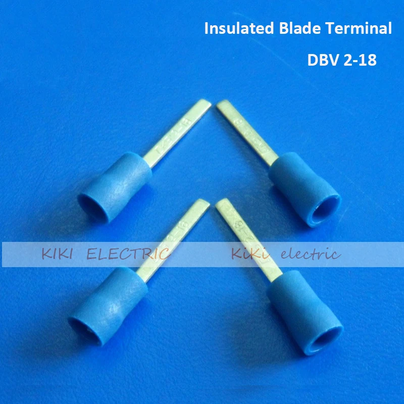 DBV2-18 Insulated Blade Terminal / cold terminal for A.W.G 16-14 cable 1000pcs/bag Electric Wire Connectors Ends
DBV2-18 Insulated Blade Terminal / cold terminal for A.W.G 16-14 cable 1000pcs/bag Electric Wire Connectors Ends