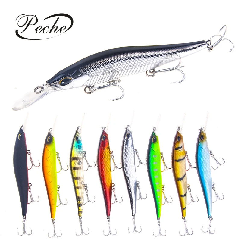 Рыболовные приманки Peche Minnow рыболовные воблеры и крутящиеся искусственные