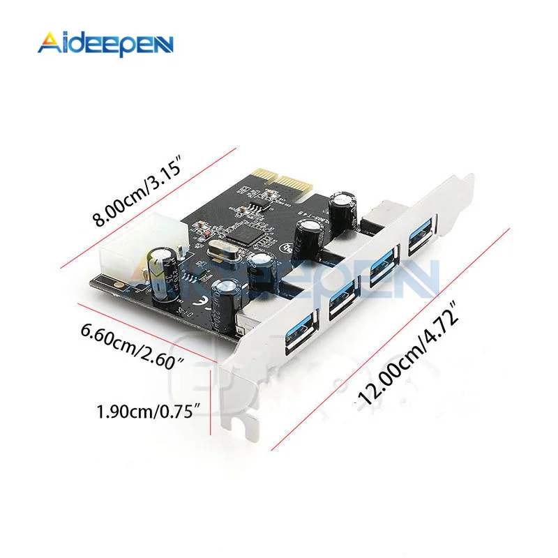 4 порта USB 3,0 PCI-e Плата расширения PCI express PCIe 2,5 Гбит/с USB 3,0 адаптер концентратора 4 порта USB3.0 контроллер 5 Гбит/с PCI e express
4 порта USB 3,0 PCI-e Плата расширения PCI express PCIe 2,5 Гбит/с USB 3,0 адаптер концентратора 4 порта USB3.0 контроллер 5 Гбит/с PCI e express