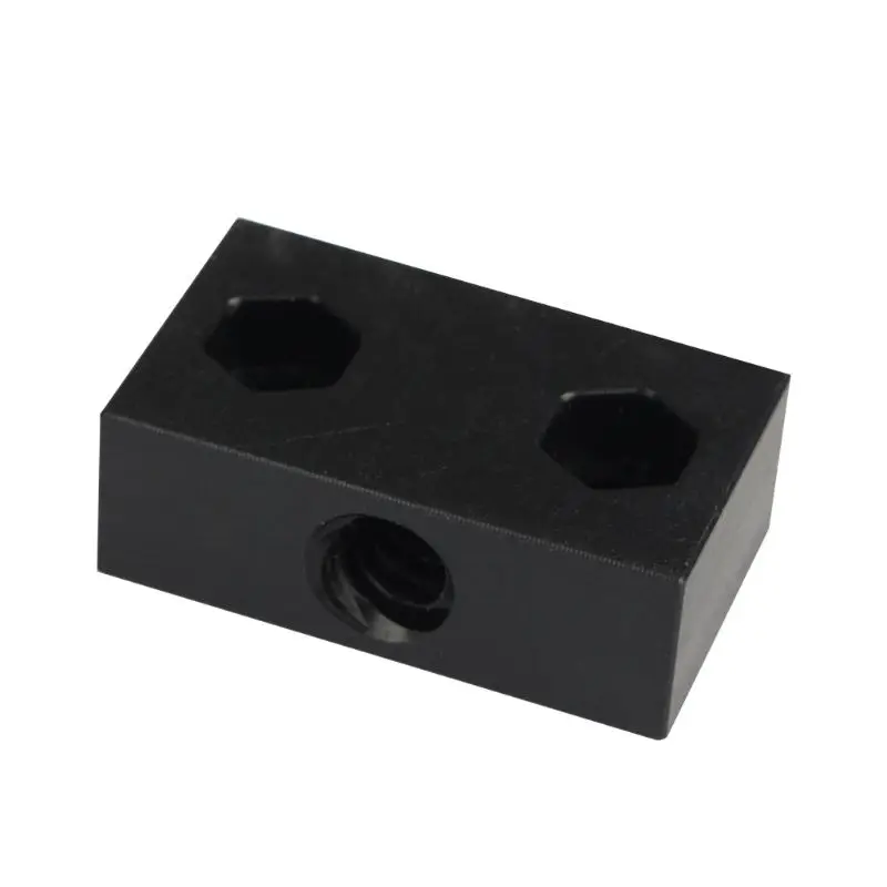 Black Durable Metal Nut Plate Seat Block for M8 8MM Lead Screw Thread for Openbuilds 3D Printer Parts Accessories
Black Durable Metal Nut Plate Seat Block for M8 8MM Lead Screw Thread for Openbuilds 3D Printer Parts Accessories