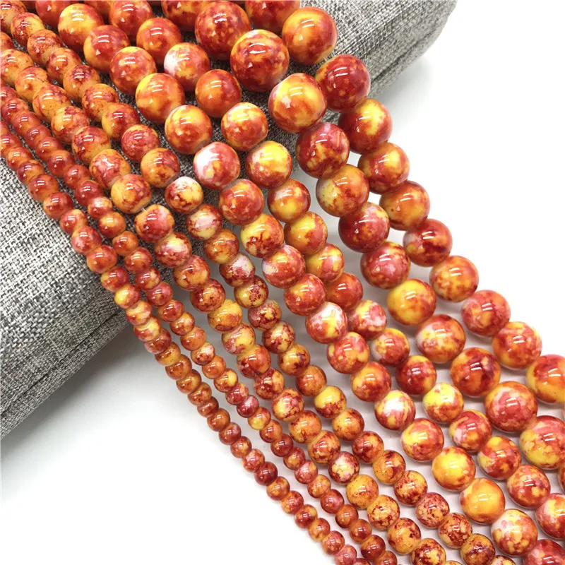 Wholesale 4/ 6/ 8/10mm Glass Beads Round Loose Spaced Beads For Jewelry Making DIY Bracelet Earrings Charms Necklace #08
Wholesale 4/ 6/ 8/10mm Glass Beads Round Loose Spaced Beads For Jewelry Making DIY Bracelet Earrings Charms Necklace #08